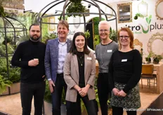 The Vitro Plus team: Vincent van Vuuren, John Bijl, Hanna Verhoog, Ellen Kraaijenbrink and Heleen Pompe. They presented a lot of novelties to everyone who wanted to know more about their ferns.
